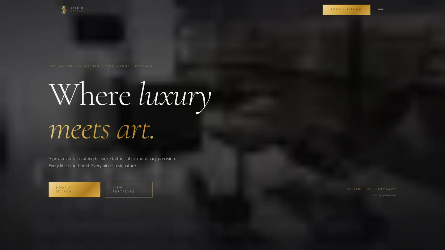 Atelier Spahiu — Luxury Tattoo Atelier